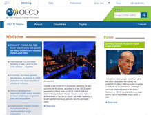 Tablet Screenshot of oecd.org